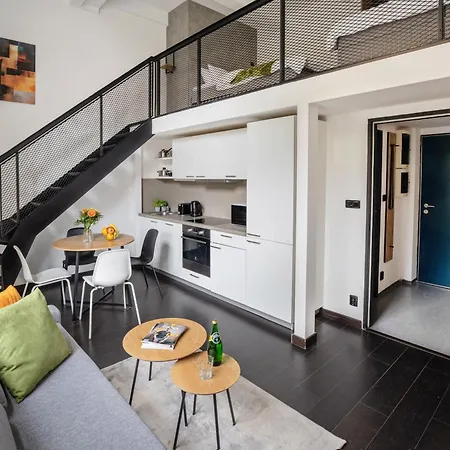 Loft 2-Room Studios I Metro I Near The Center I Karlin Apartment *
