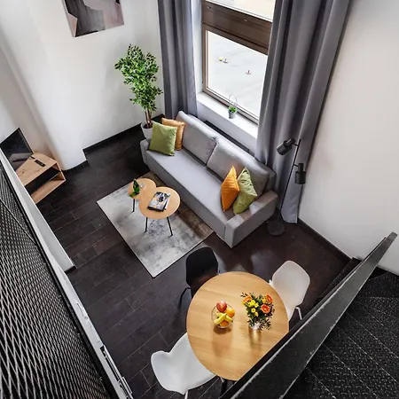 Loft 2-Room Studios I Metro I Near The Center I Karlin Apartment Prag
